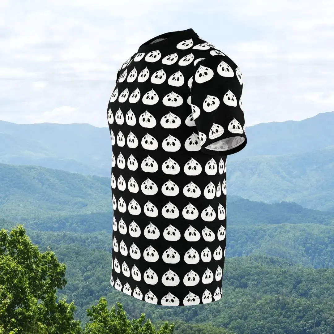 Adorable Black & White Panda Dumpling All Over Print Tee