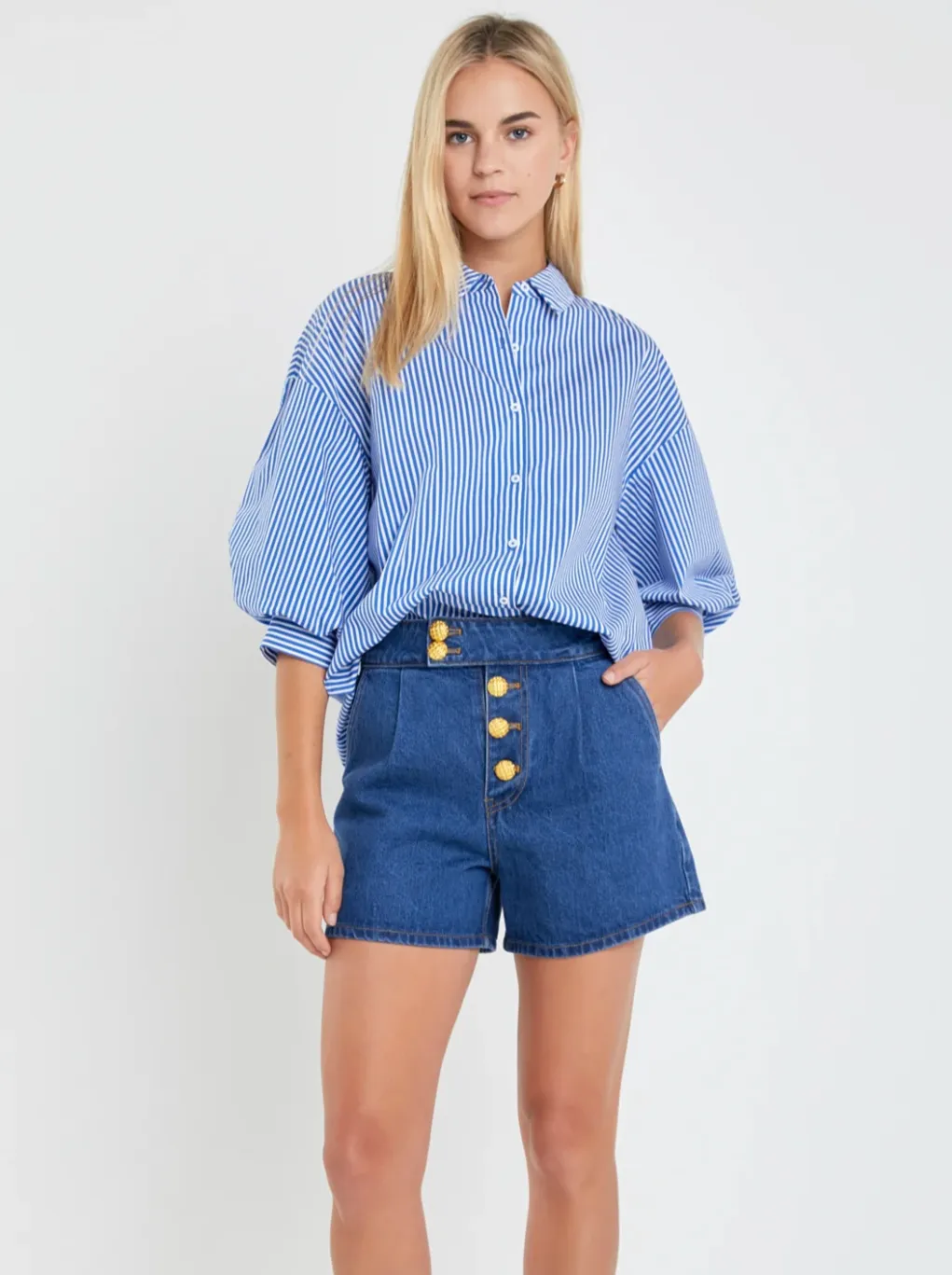Angela Balloon Sleeve Shirt