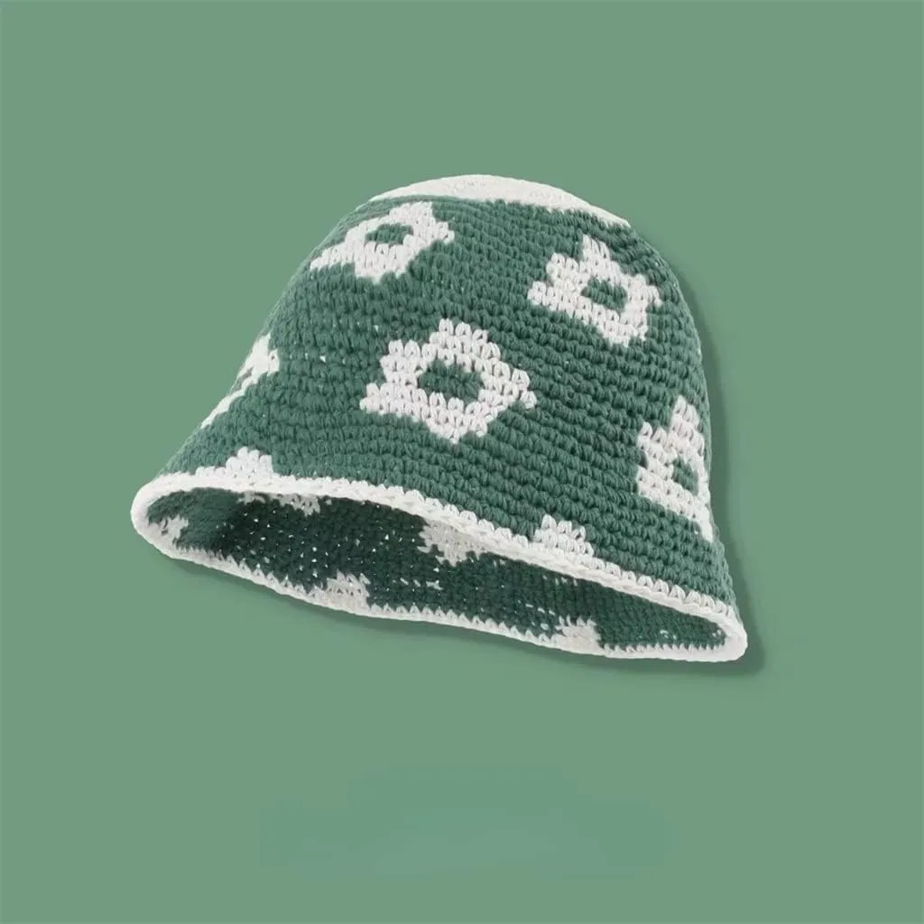 Beach Foldable Hats for Women Lady Hepburn Large Brim Bucket Hat Floppy Wide Brim Black White Sun Cap