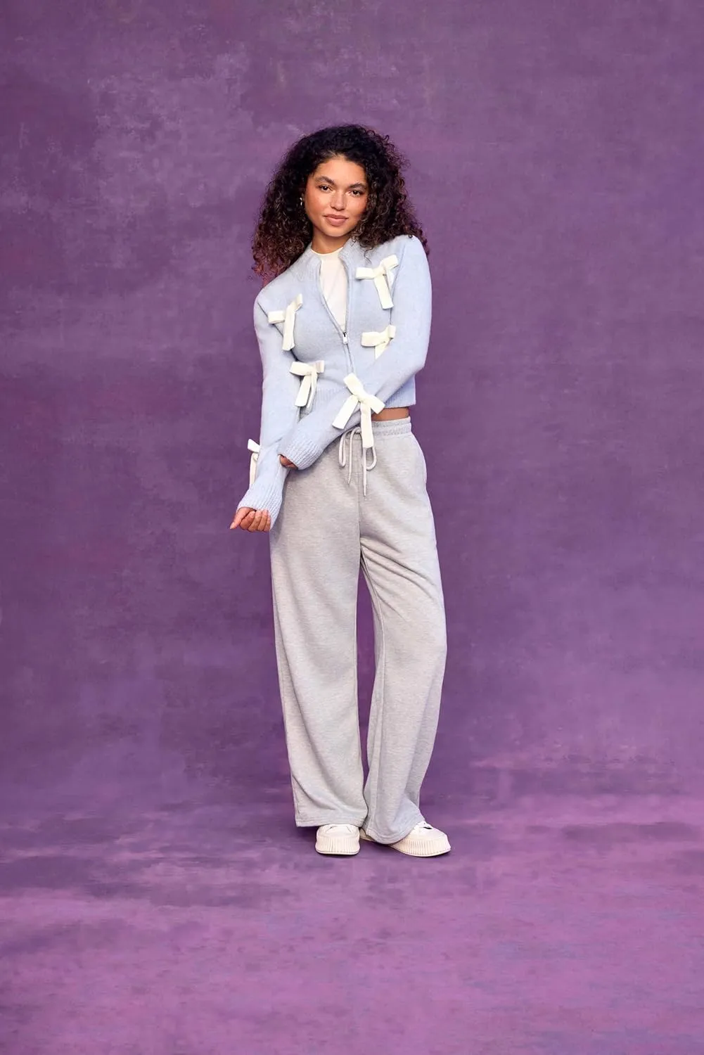 CIDER Women’s Wide Leg Sweatpants - High Waisted Straight Leg Casual Lounge Sweat Pants with Pockets Spring