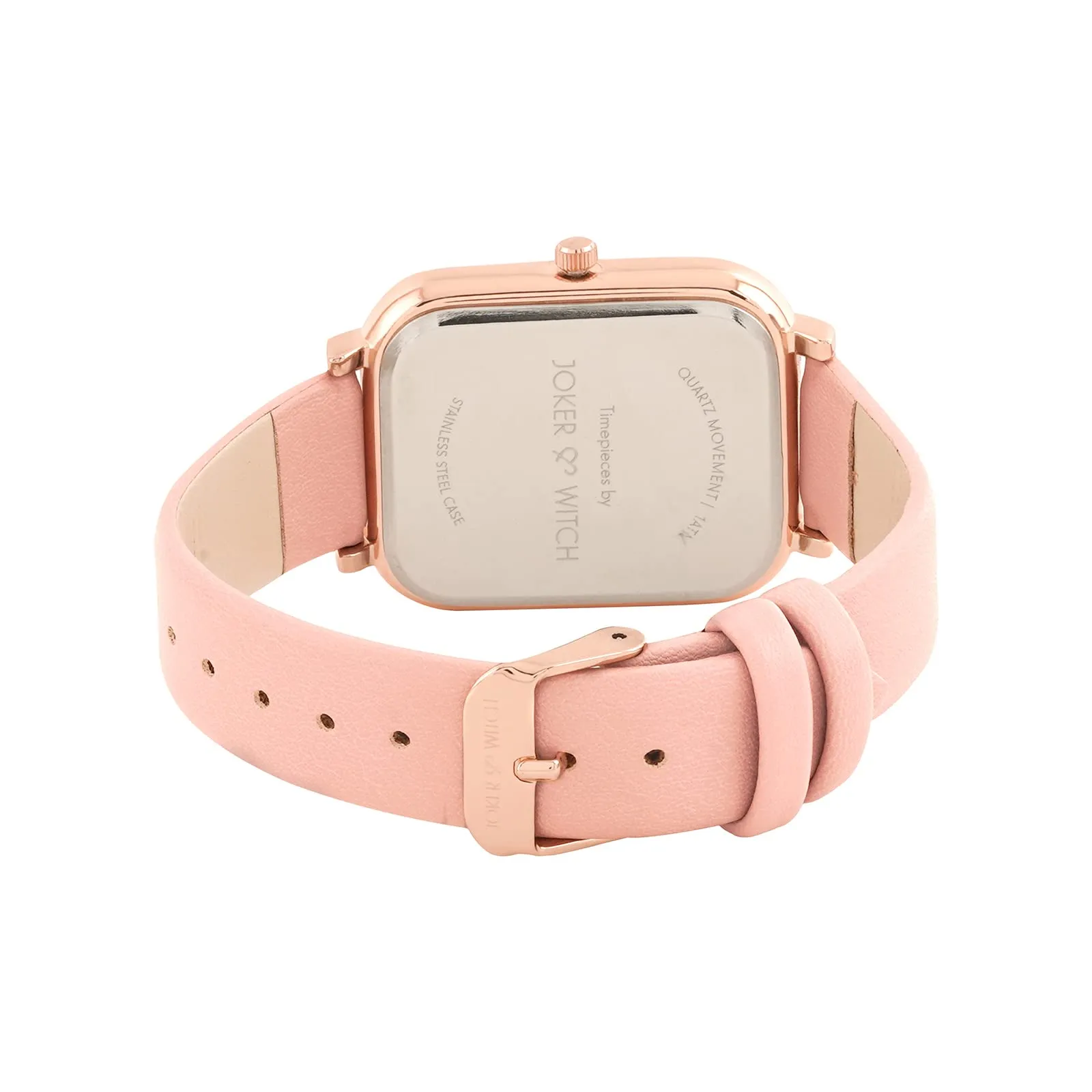 Joker & Witch Utopia All Pink PU Strap Watch