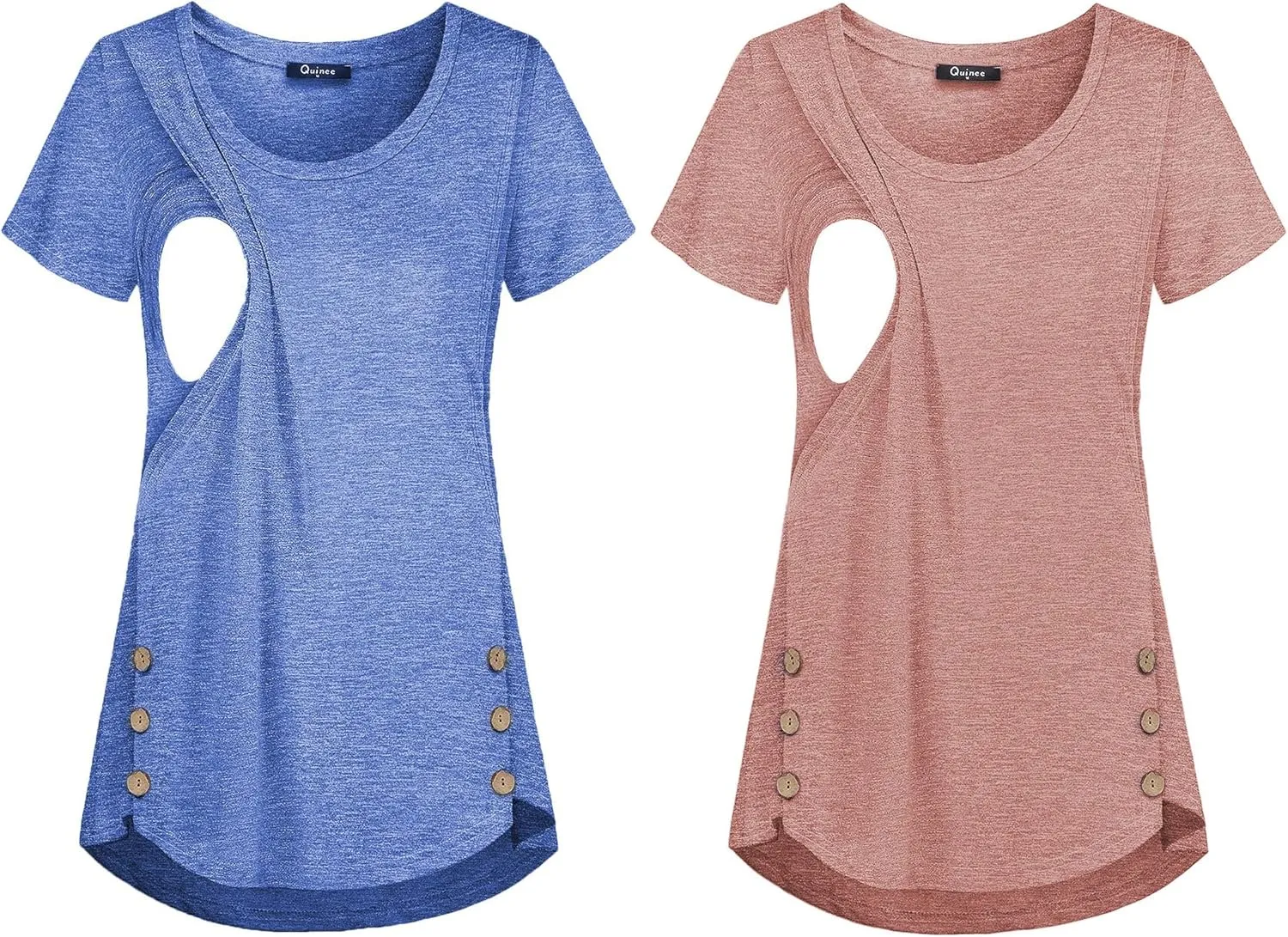 Maternity Nursing Top Summer Casual Pregnant T Shirt Comfy Breathable Pregnancy Breastfeeding Blouse Lightweight Tank