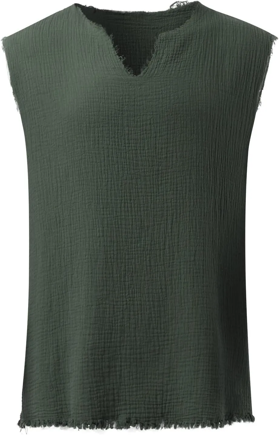 Men's Cotton Linen Tank Tops 2025 Fashion Loose Sleeveless Vest Shirts Lightweight Breathable Drying Summer Beach Top