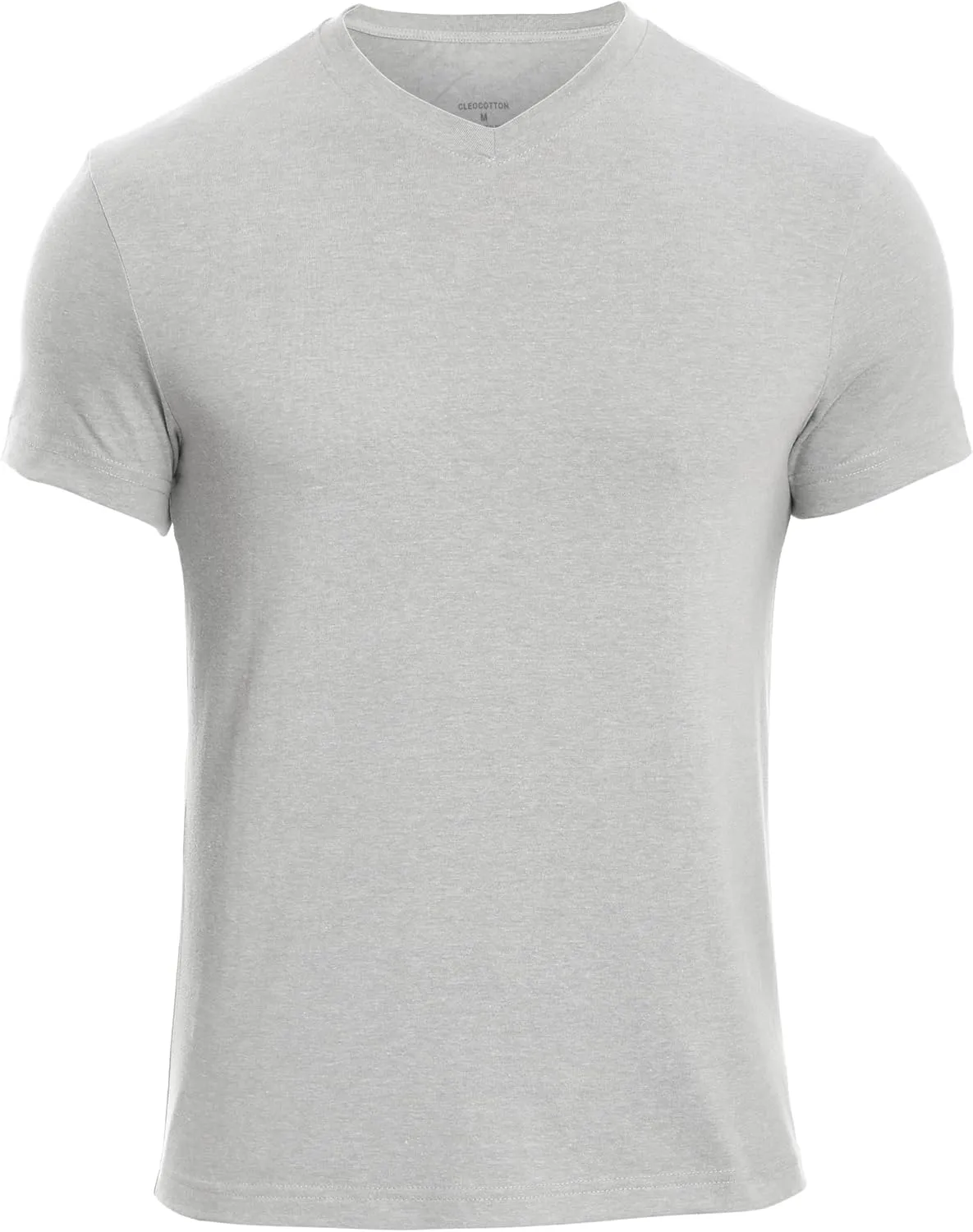 Mens V-Neck T-Shirt (Slim FIT) | 3/6 Pack, Vneck Tshirt | Cotton Rich, Ultra Soft, Breathable, Tag Free (Made in Egypt)