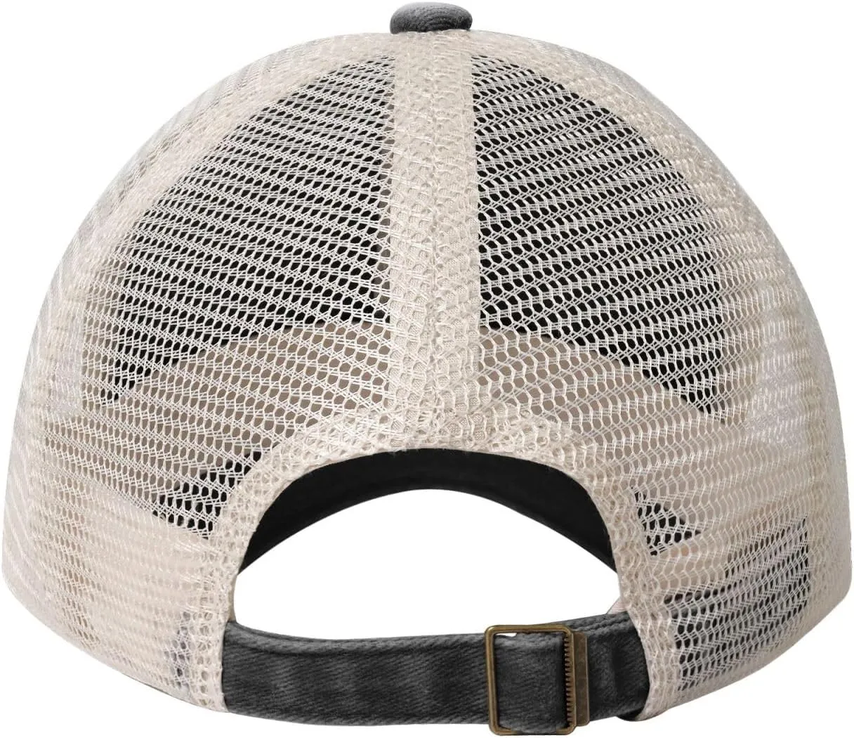 Mesh Style Flag of Wyoming Baseball Cap Women Men Mesh-Back Hat Retro Trucker Hats Sun Hat