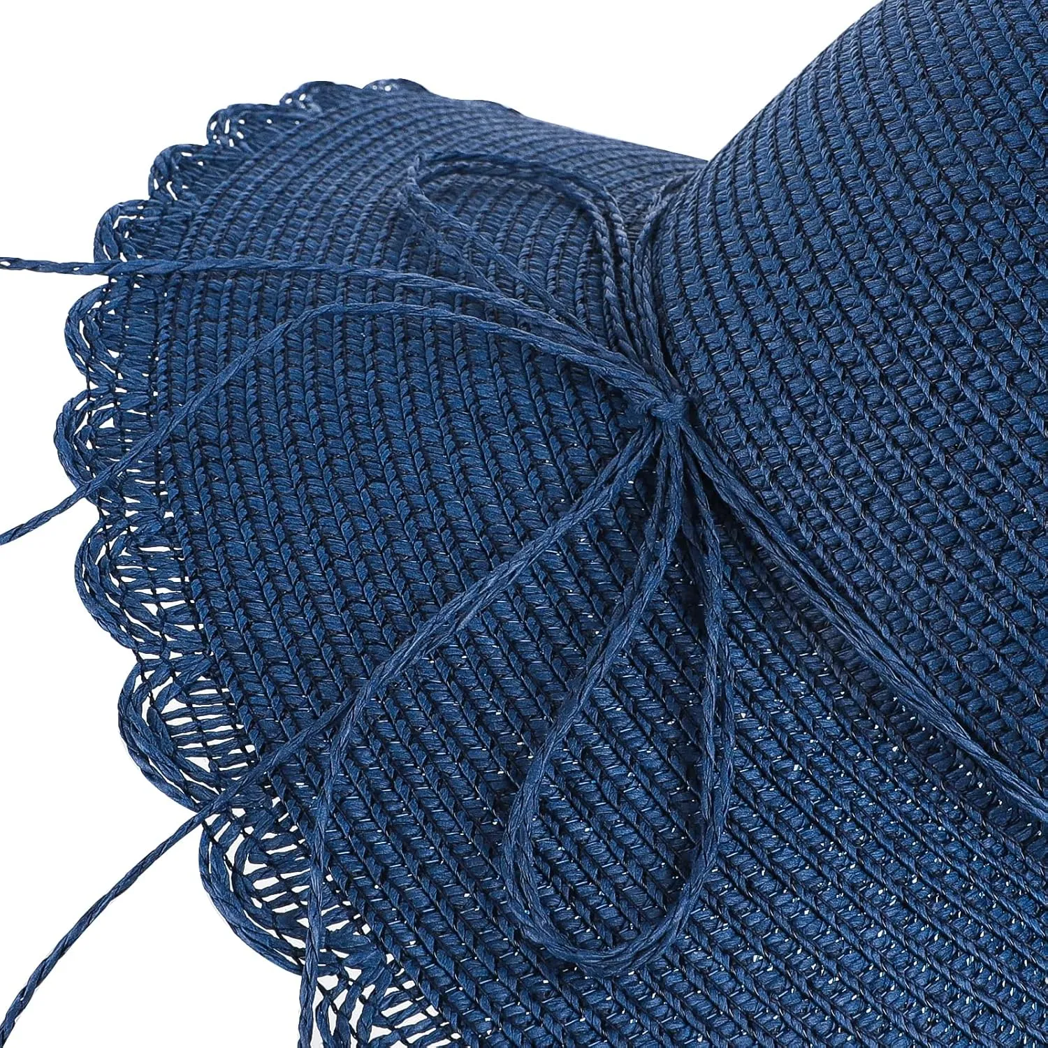 Women Wide Brim Straw Summer Hat UV Protection Sun Hat Packable Travel Bowknot Beach Hat Elegant Bucket Sun Hat