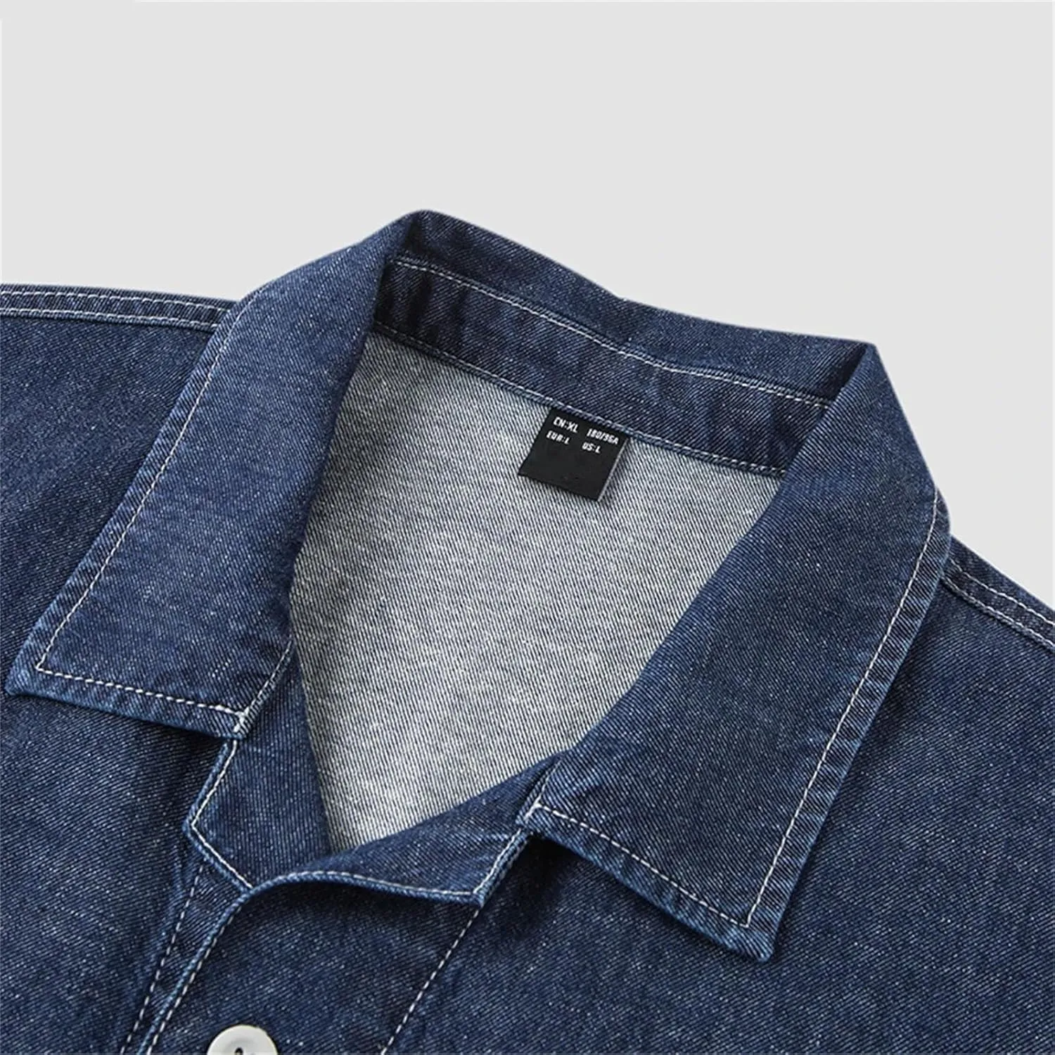 Women's Soft Denim Versatile Short Sleeve Shirt 2025 Summer Version Loose Single Breasted Jean Blouses