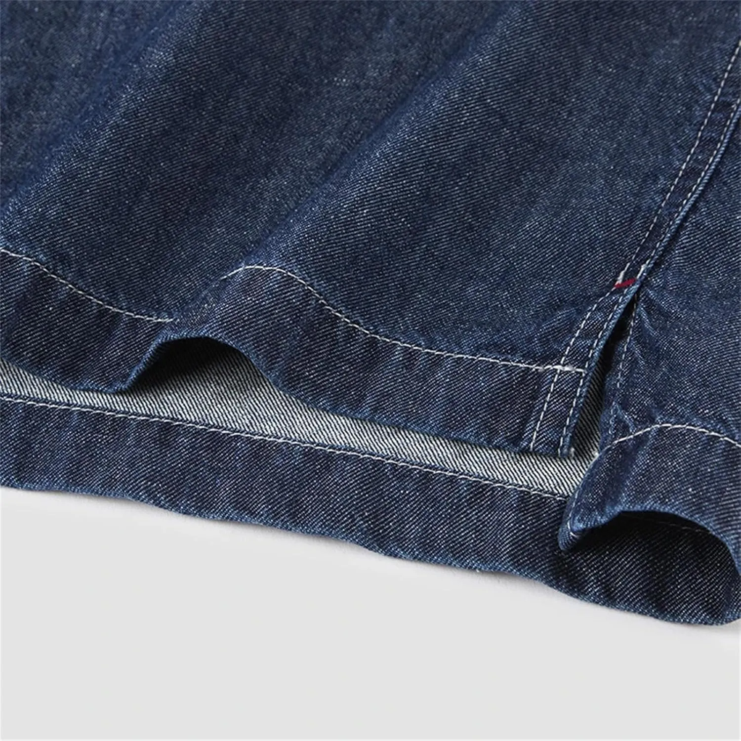 Women's Soft Denim Versatile Short Sleeve Shirt 2025 Summer Version Loose Single Breasted Jean Blouses